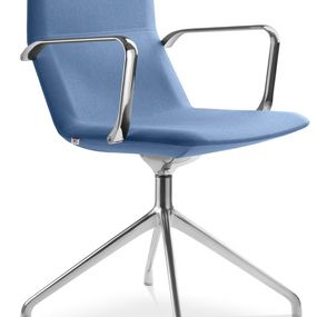 LD SEATING Konferenčné kreslo FLEXI/CHL,BR,F20-N6