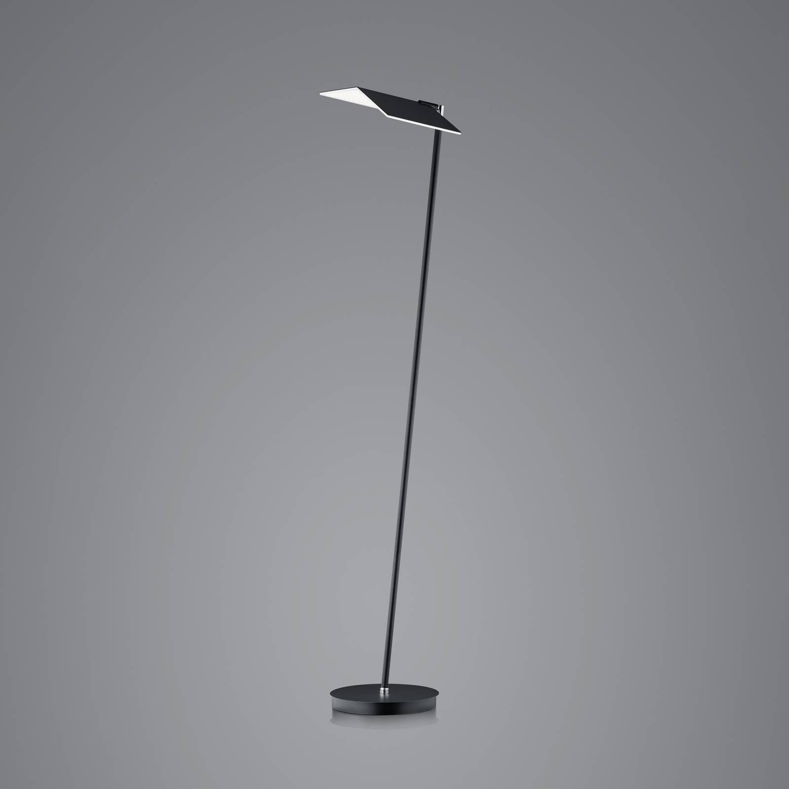 BANKAMP Book 2.0 stojacia LED lampa ZigBee, čierna, Obývacia izba / jedáleň, hliník, 40W, K: 195cm