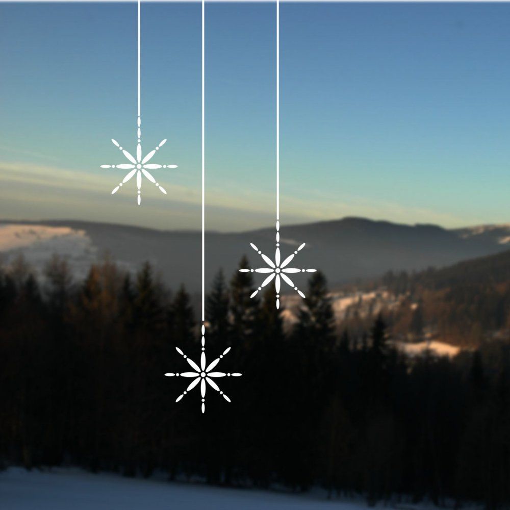 Pieris design Perlové ozdoby - Vianočné nálepky na okno zlatá