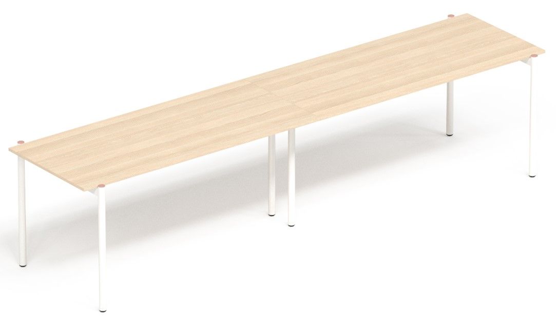 NARBUTAS - Dvojmiestny pracovný stôl ZEDO 280x80 cm