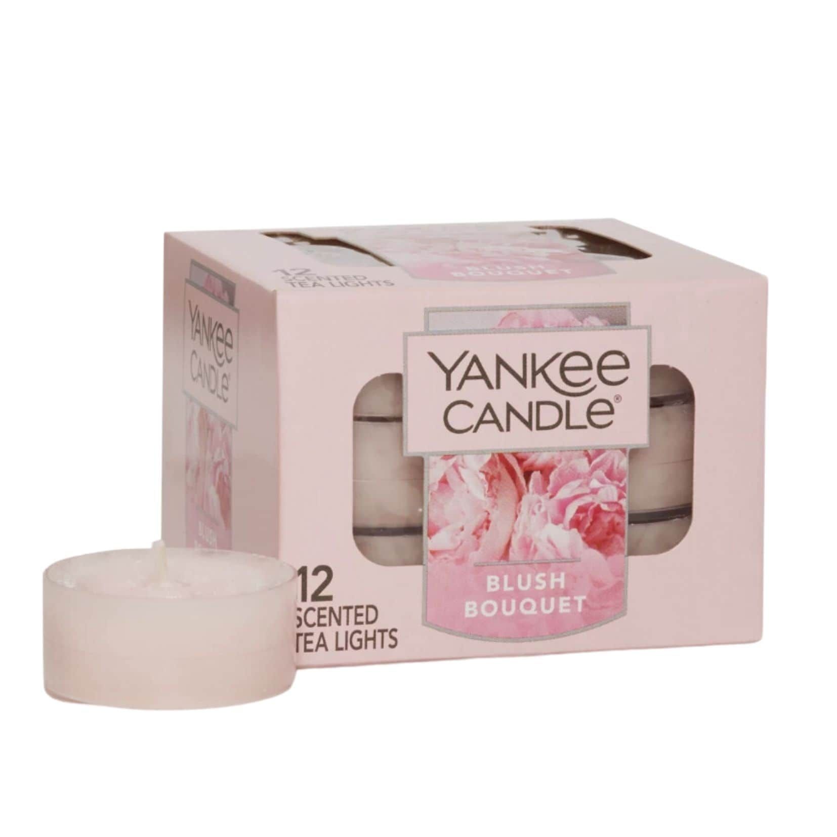 Yankee Candle Čajové sviečky Yankee Candle 12 ks - Blush Bouquet