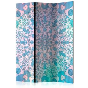 Artgeist Paraván - Girly Mandala (Blue) [Room Dividers]