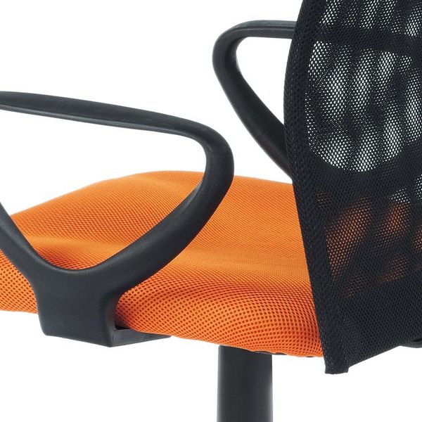 Autronic -  Kancelárska stolička KA-B047 ORA, látka MESH oranžová / čierna