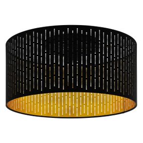 Stropné svietidlo EGLO DL/1 E27 Black/Gold VARILLAS 98311