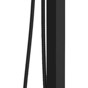 MEXEN - Lava Voľne stojaca vaňová batéria, čierna 752433-70