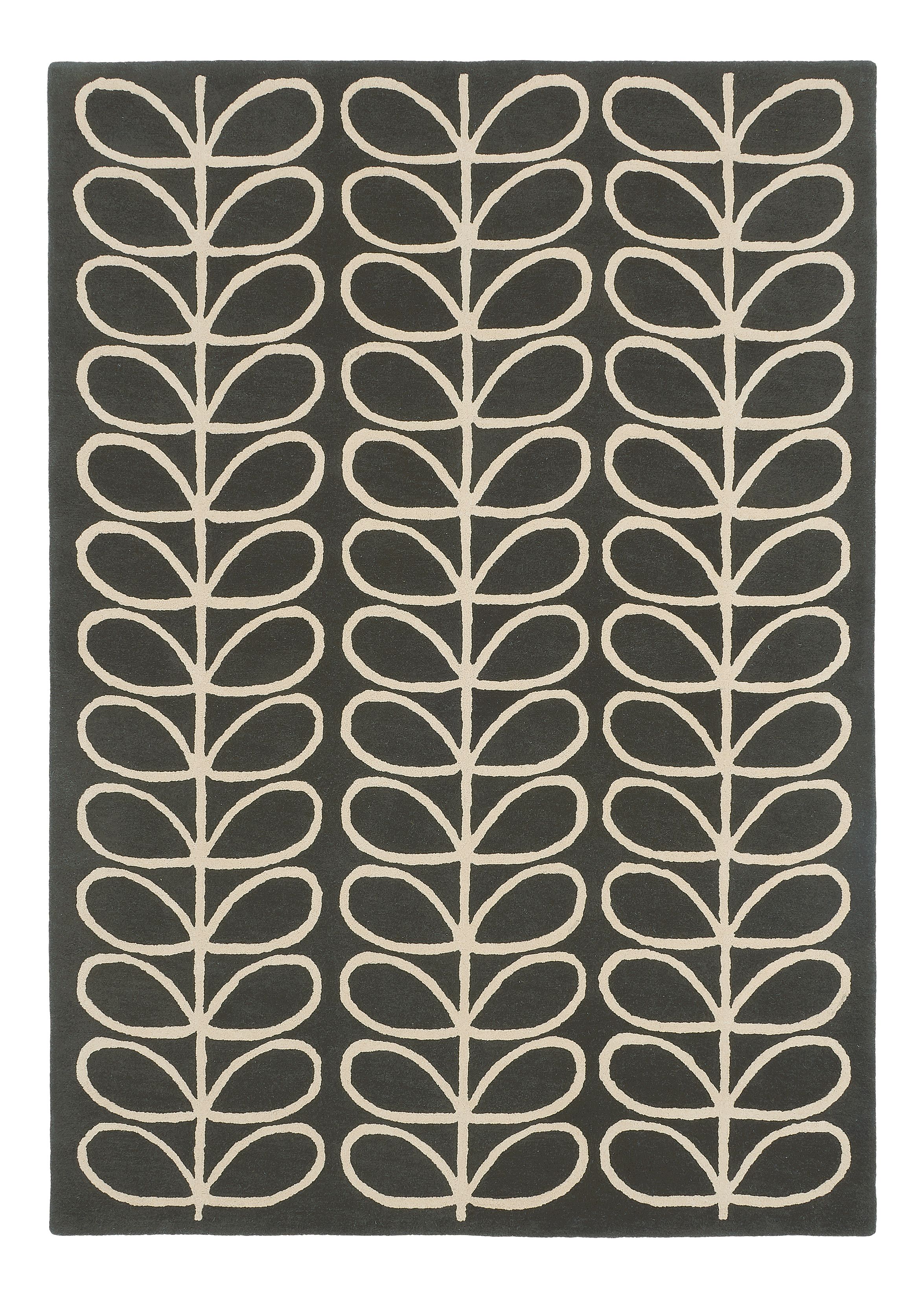 BRINK & CAMPMAN - Koberec Orla Kiely, Linear Stem Slate