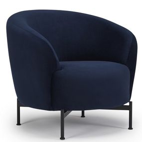 KRAGELUND Furniture - Kreslo GRAN s kovovou X podnožou