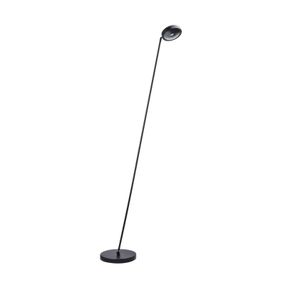 MEGATRON Megatron Ottica Stando stojaca LED lampa, čierna, Pracovňa / Kancelária, kov, plast, GX53, 9W, P: 28.2 cm, L: 25 cm, K: 160cm