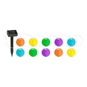 LED Solárna reťaz 10xLED/1,2V 3,7m IP44 multicolor