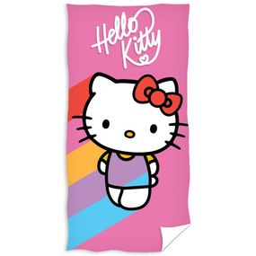 Detská osuška Hello Kitty Rainbow  70x140 cm