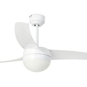 Stropný ventilátor s osvetlením Faro EASY 33415 biela