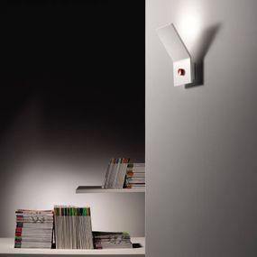 Martinelli Luce Wing nástenné LED svietidlo, biela, Obývacia izba / jedáleň, hliník, 17.5W, L: 15 cm, K: 25cm