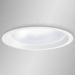 Egger Licht 23 cm priemer – zapustené LED downlight Strato 230, Obývacia izba / jedáleň, hliník, 22W