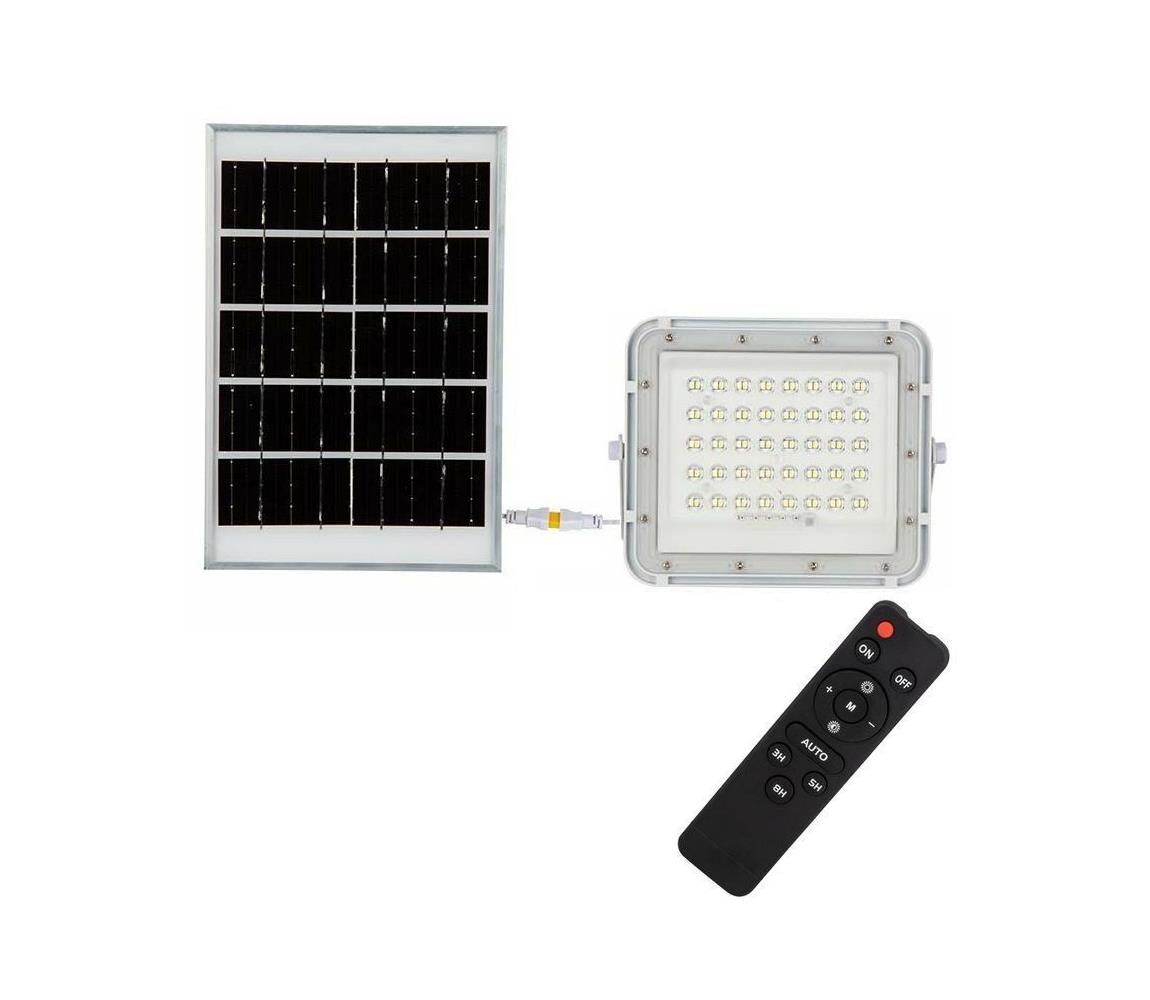 LED Vonkajší solárny reflektor LED/6W/3,2V IP65 6400K biela + DO