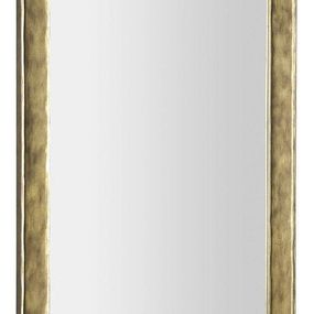 SAPHO - BERGARA zrkadlo v drevenom ráme 742x942mm, zlatá NL527