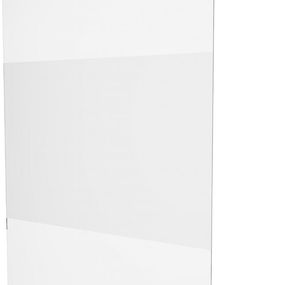 MEXEN/S - KIOTO samostatne stojaca sprchová zástena 110 x 200 cm, transparent/matné sklo 8 mm, zlatá 800-110-002-50-35