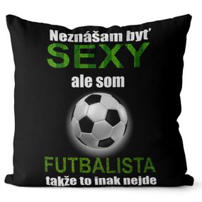 Vankúš Sexy futbalista (Veľkosť: 55 x 55 cm)