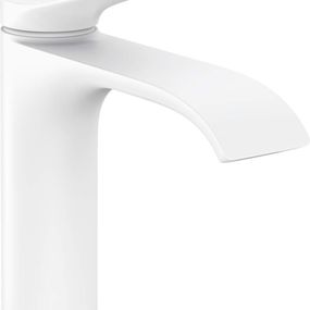 Hansgrohe Vivenis - Umývadlová batéria 110, s výpustom, EcoSmart, matná biela 75020700