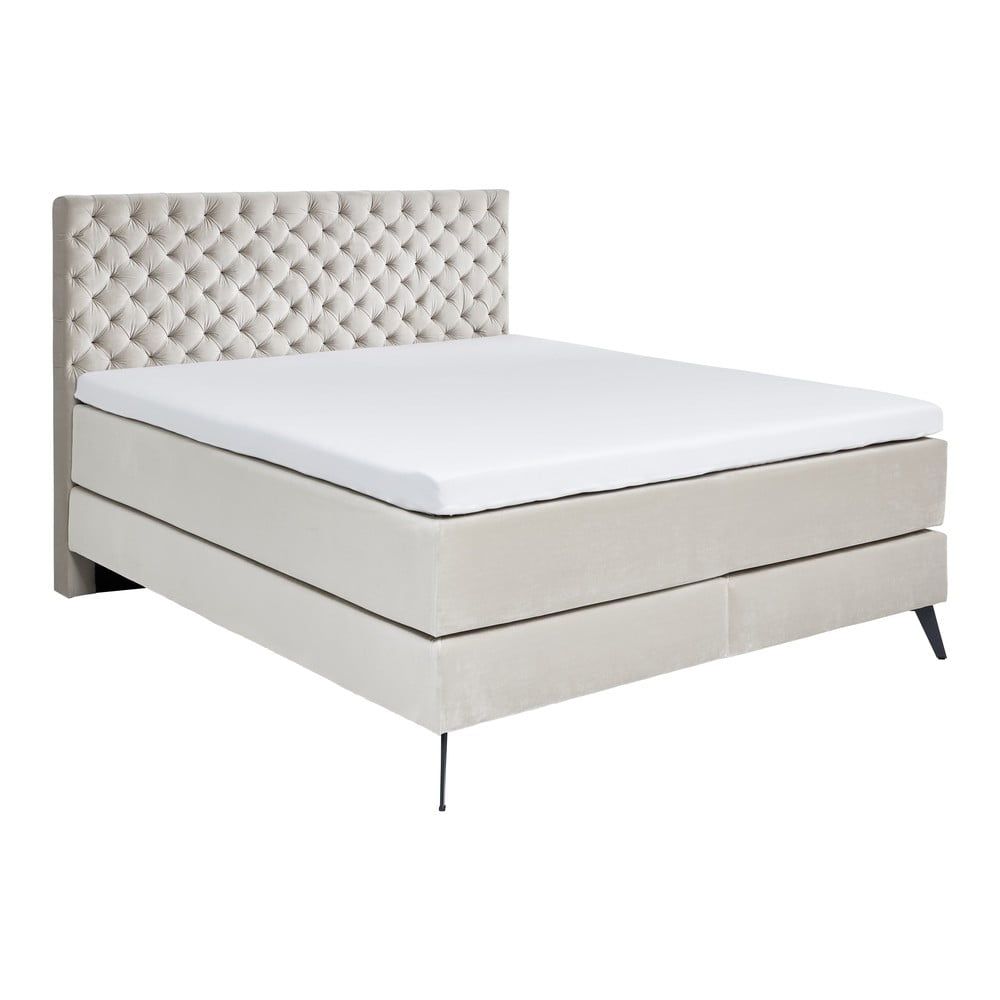 Béžová boxspring posteľ 160x200 cm La Maison - Meise Möbel