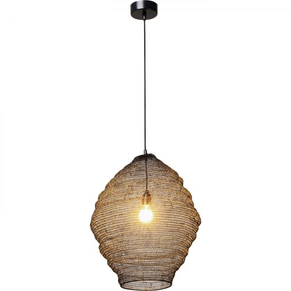 KARE Design Lustr Cocoon - černý, Ø45cm