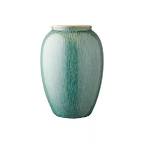 Zelená kameninová váza Bitz, výška 25 cm