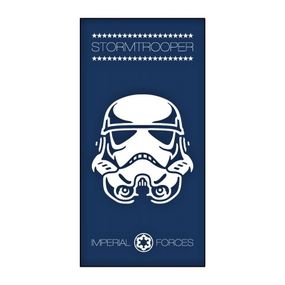 E plus M · Plážová osuška Star Wars - Hviezdne vojny - motív Stormtrooper - 100% bavlna, froté s gramážou 300 gr./m2 - 70 x 140 cm