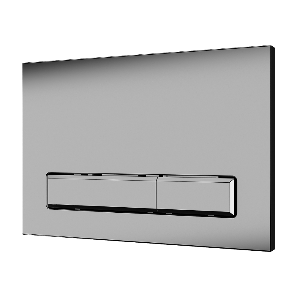 Sanela - Dvojčinné splachovacie tlačítko do rámu SLR 21, matný chróm