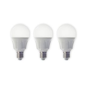 Lindby E27 8, 5W 830 LED žiarovka teplá biela sada 3 kusov, plast, E27, 8.5W, Energialuokka: F, P: 11.2 cm