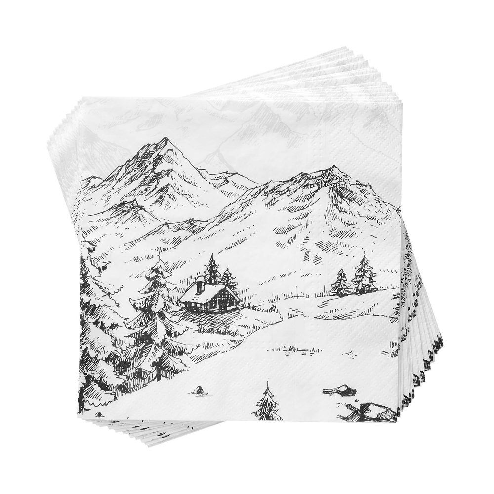 Butlers APRES Papierové obrúsky Alpy