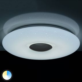 Näve Verona – flexibilné stropné LED svietidlo diaľkové, Spálňa, kov, plast, Energialuokka: G, K: 6cm