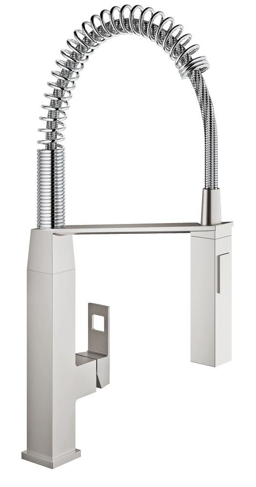 GROHE Eurocube - Páková drezová batéria, supersteel 31395DC0