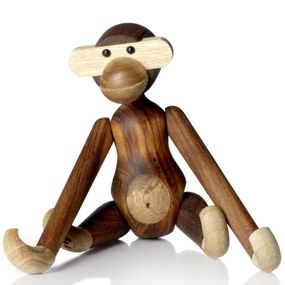 Kay Bojesen Denmark Drevená opička Monkey Small Teak Limba 20 cm