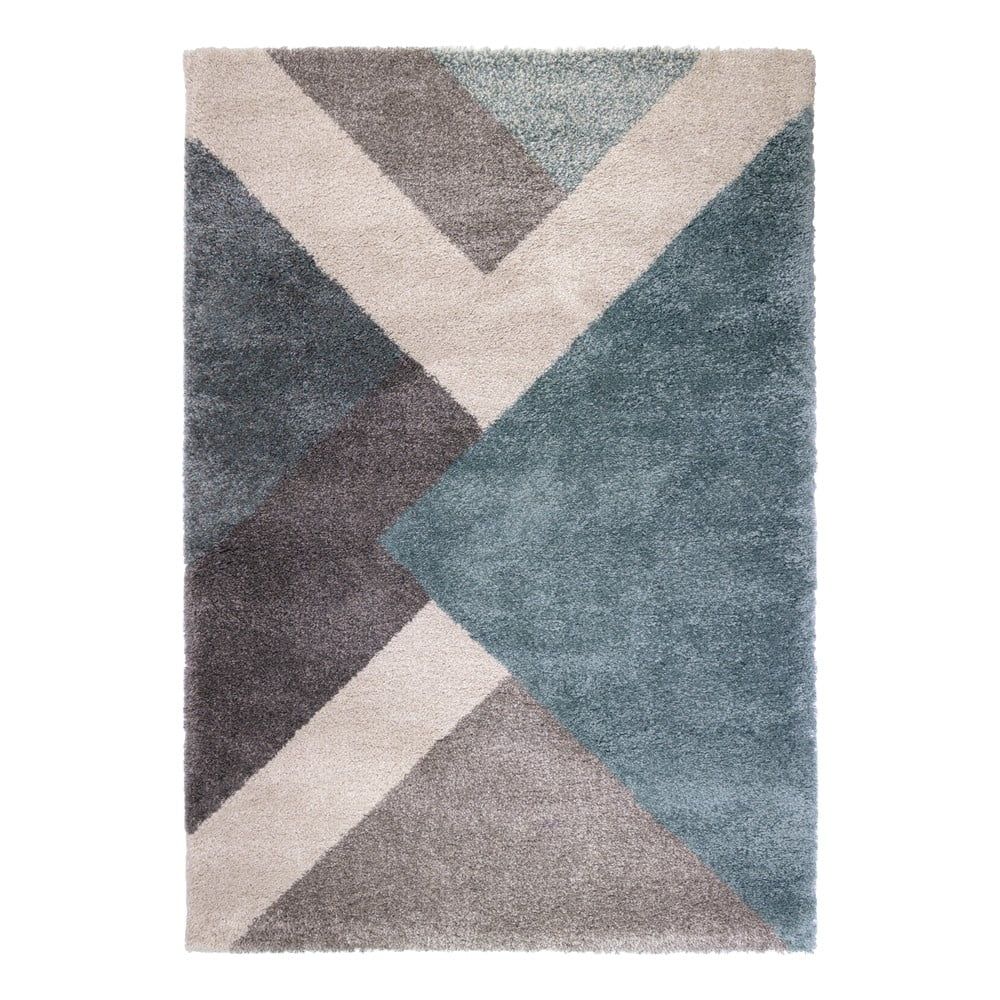 Modro-sivý koberec Flair Rugs Zula, 120 × 170 cm