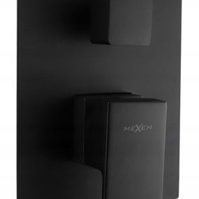 Podomietková batéria MEXEN UNO - čierna - 2 výstupy, 71435-70