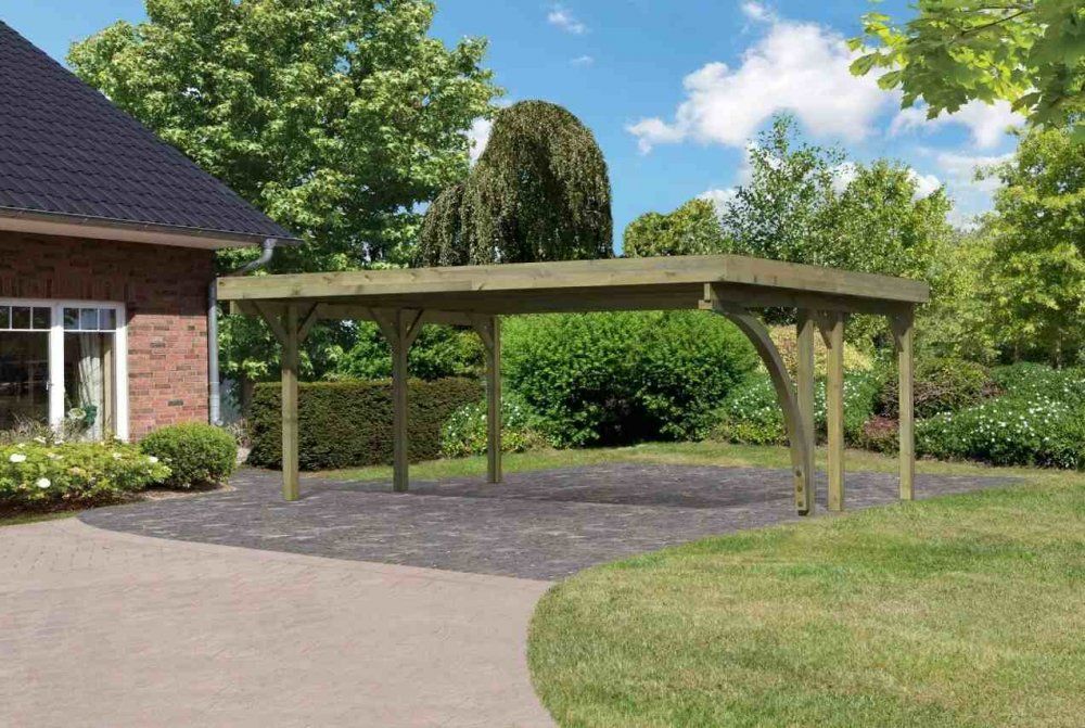 Drevený prístrešok / carport CLASSIC 1B Lanitplast