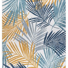 Dywany Łuszczów Kusový koberec Cooper Sisal Palm leaves 22258 ecru/navy - 120x170 cm