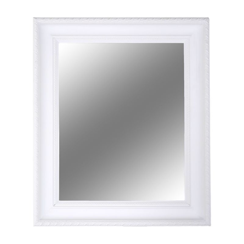 Kondela Zrkadlo, MALKIA TYP 2, drevený rám bielej farby