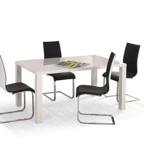 Halmar Jedálenský stôl RONALD 120 cm, biely