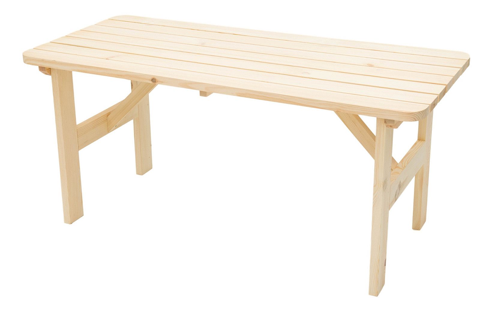 DEOKORK Masívny drevený záhradný stôl z borovice drevo 32 mm (180 cm)