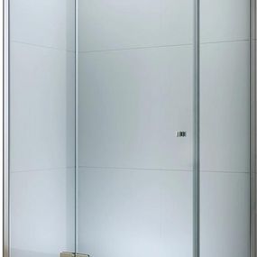 MEXEN/S - ROMA sprchovací kút 105x80 cm, transparent, chróm 854-105-080-01-00