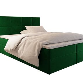 Expedo Čalúnená posteľ boxspring LENY, 180x200, kronos 19 + topper