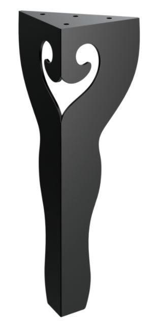 RMP Nábytková noha Hekate 30 cm čierna NOHA011/30