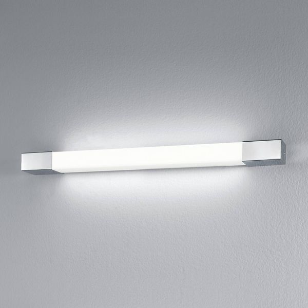 Egger Licht Supreme nástenné LED svetlo, oceľ 130 cm, Kúpeľňa, oceľový plech, hliník, polykarbonát, 18W, P: 130 cm, K: 4.2cm