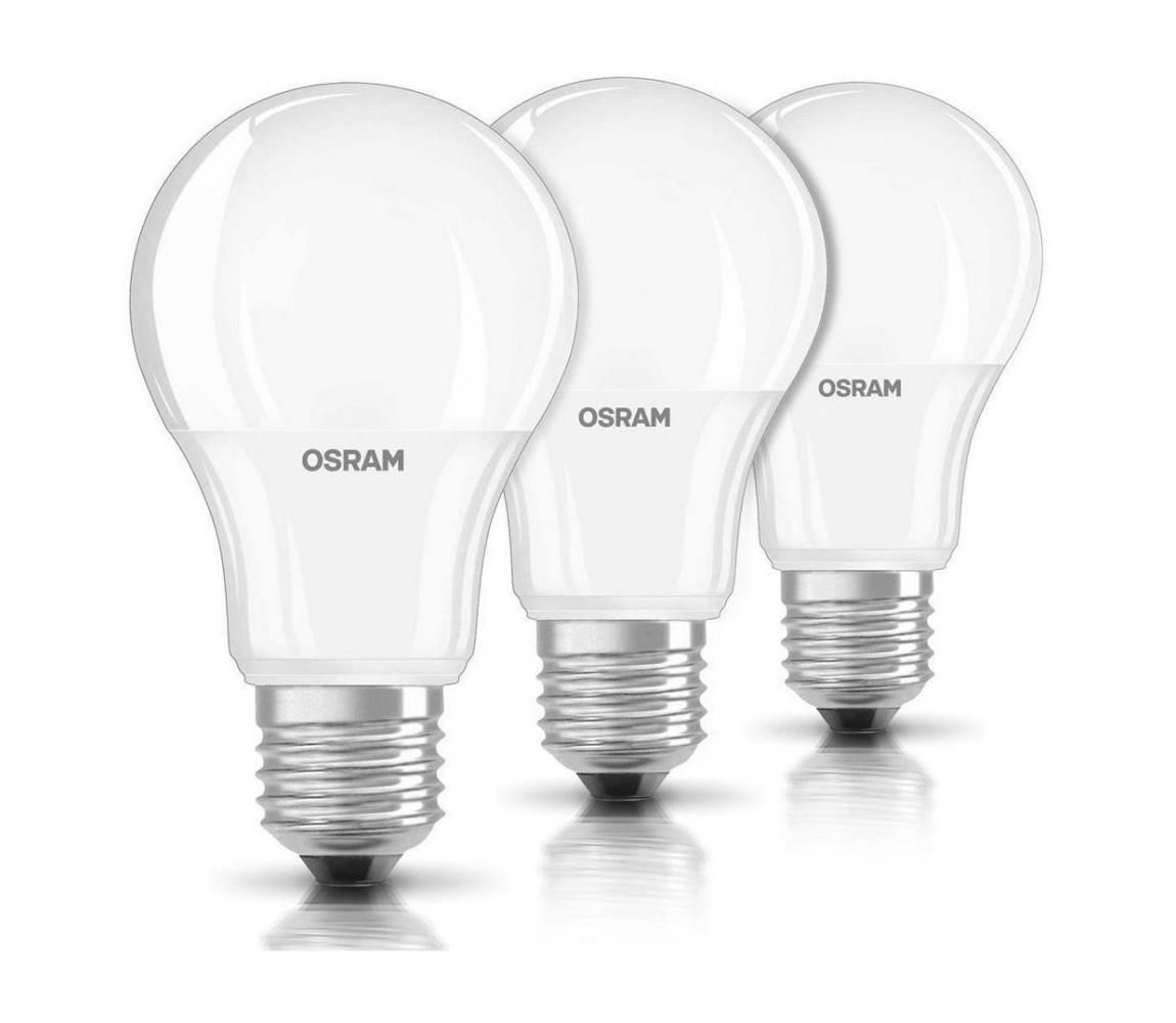 SADA 3xLED Žiarovka E27/8,5W/230V 2700K - Osram