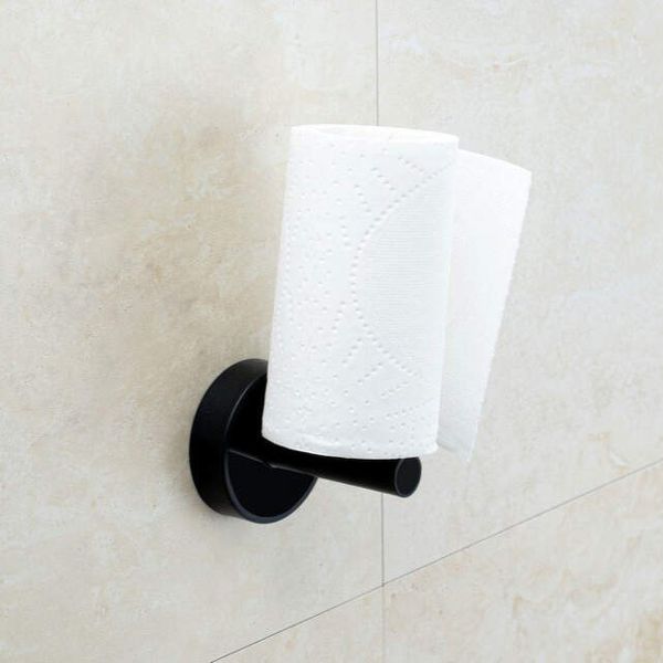 Sanela - Nerezový držiak toaletného papiera, povrch čierny matný