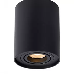 Lucide 22952/11/30 stropné bodové svietidlo Tube 1x50W | GU10 - čierna, nastaviteľné, stmievateľné