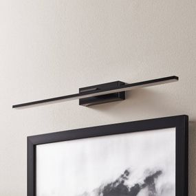 Euluna Nástenné LED svietidlo Miroir 60 cm čierna 3000 K, Kúpeľňa, hliník, oceľ, plast, 5W, L: 60 cm, K: 5cm