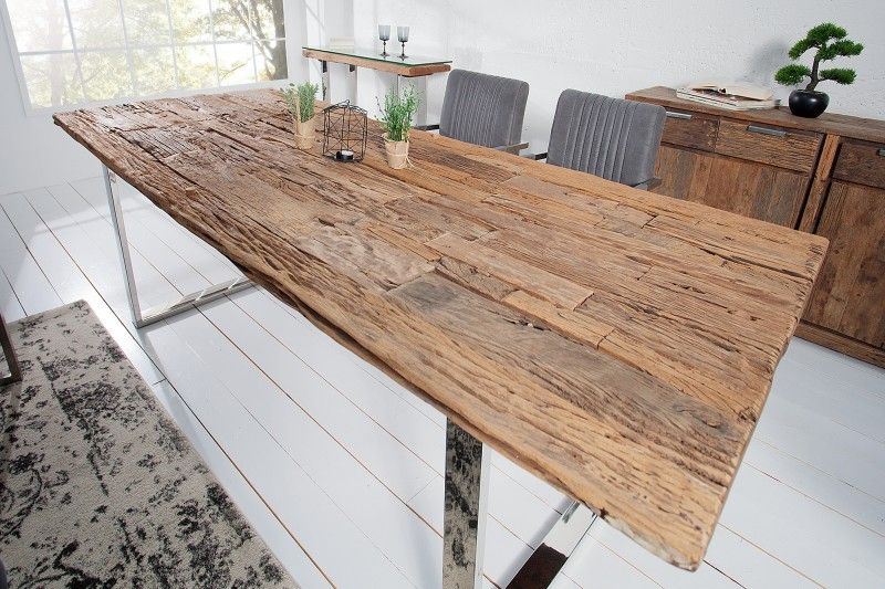 Jedálenský stôl Barracuda 240 cm masívneho dreva teak