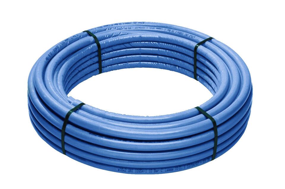 TECHNOLINE Rúra 26 x 3,0 PEX AL PEX s izoláciou 6 mm, modrá, 50 m