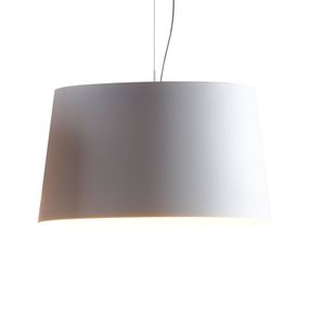 Vibia Warm 4926 závesná lampa, biela, Obývacia izba / jedáleň, hliník, E27, 15W, K: 37cm